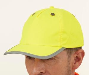 Yoko YKTFC1 - Capacete de alta visibilidade Hi Vis Yellow