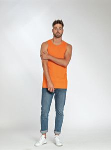 Lemon & Soda LEM1275 - Tanktop cot/elast for him Heather Grey