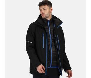 Regatta RGA156 - 3 em 1 parka Black/Oxford Blue