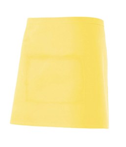 Velilla 404201 - AVENTAL CURTO Light Yellow
