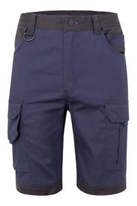 Velilla 103029S - BERMUDAS CANVAS STRETCH AZUL MARINHO/PRETO