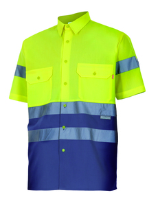 Velilla 142 - CAMISA BICOLOR MC AV