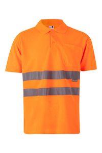 Velilla 172 - POLO MC AV Hi-Vis Orange