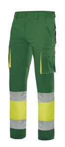 Velilla 303007 - CALÇAS 100% ALGODÃO AV GREEN/HI-VIS YELLOW