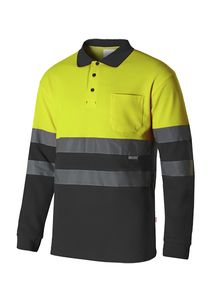 Velilla 305515 - POLO ALGODÃO BICOLOR ML AV