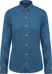 Kariban K509C - Camisa de senhora em denim