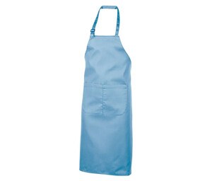 NEWGEN TB201 - Cotton bib apron with pocket Azul céu