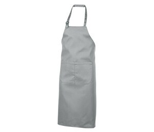 NEWGEN TB201 - Cotton bib apron with pocket Cinza Puro