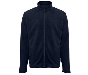 BLACK&MATCH BM700 - Men's zipped fleece jacket Azul marinho
