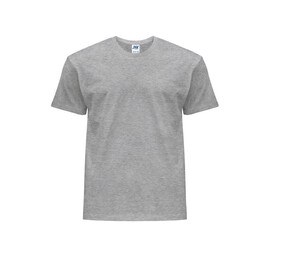 JHK JK155 - Camiseta masculina gola média alta Cinzento matizado