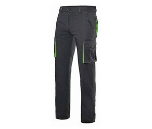 VELILLA V3024S - Two-tone workwear trousers Preto / Tília