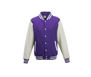 AWDIS JH043J - Suéter infantil com listras Purple / White