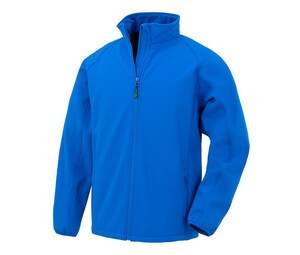 RESULT RS901M - MENS RECYCLED 2-LAYER PRINTABLE SOFTSHELL JACKET Royal