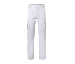 VELILLA V103JS - Calças elásticas com vários bolsos White