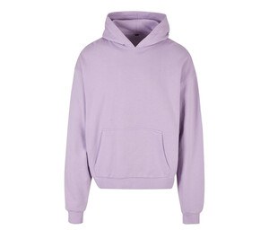 BUILD YOUR BRAND BY162 - Ultra heavy cotton box hoody Lilás