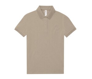 B&C BCW461 - Short-sleeved high density fine piqué polo shirt Mástique