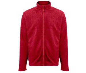 BLACK&MATCH BM700 - Men's zipped fleece jacket Red
