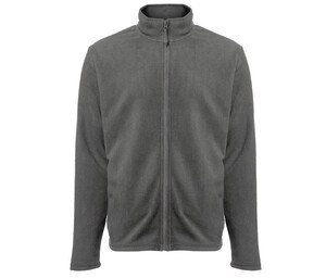 BLACK&MATCH BM700 - Men's zipped fleece jacket Grey