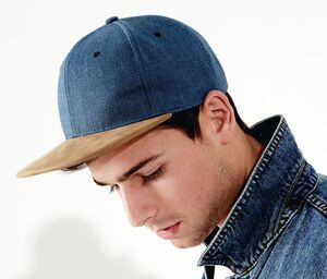 Beechfield BF668 - Snapback com Pala de Camurça