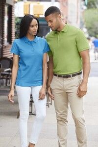 Gildan GN859 - Premium Cotton Double Piqué Polo de Senhora