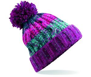 Beechfield BF486 - Gorro de Saca-rolhas com Pom Pom