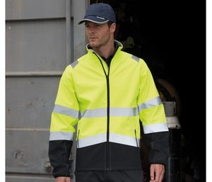 RESULT RS450 - Veste Softshell de travail haute visibilité