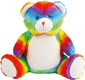 Mumbles MM555 - Urso de peluche com fecho multicolor