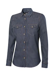 Velilla 405007S - CAMISA DENIM ML MULHER